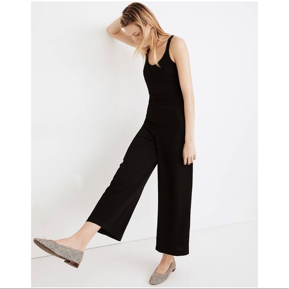NEW Madewell Scoopneck Wide-Leg Jumpsuit